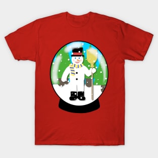 Snowglobe Snowman T-Shirt